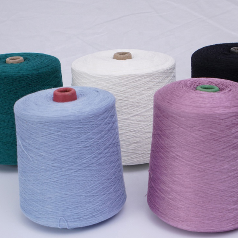 28NM/2 50 Recyklovaný polyester 50 akrylová zmesová priadza Ring Spun factory veľkoobchod